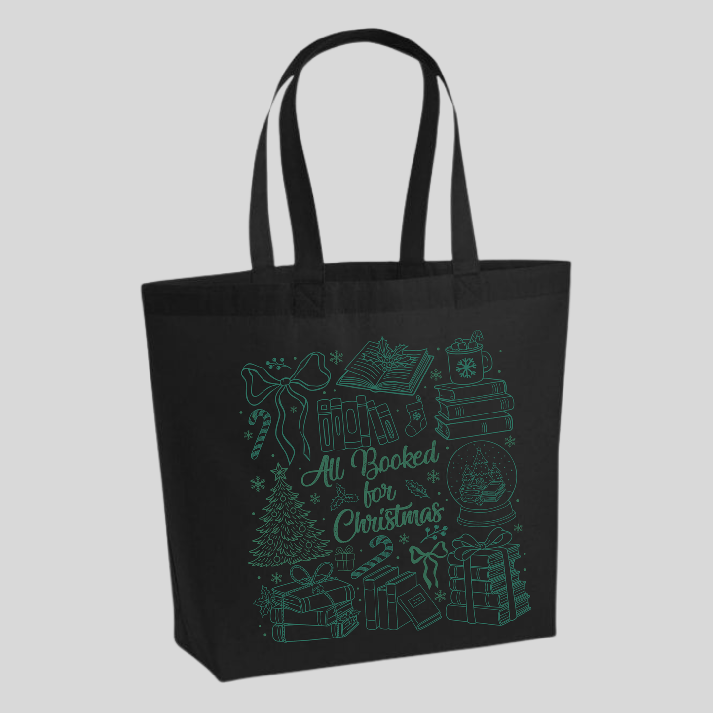 All Booked For Christmas Tote