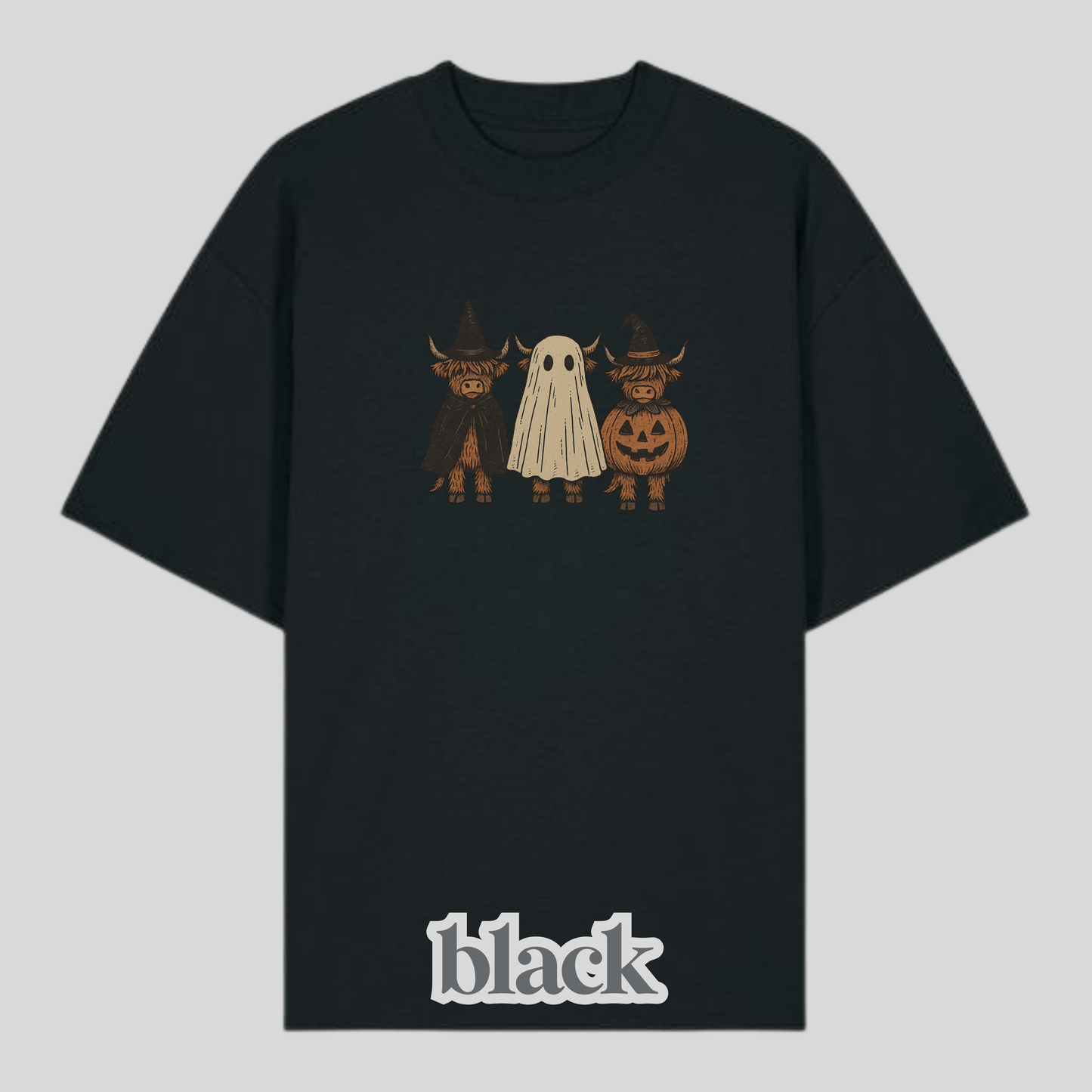 Halloween Highland Cows Shirt