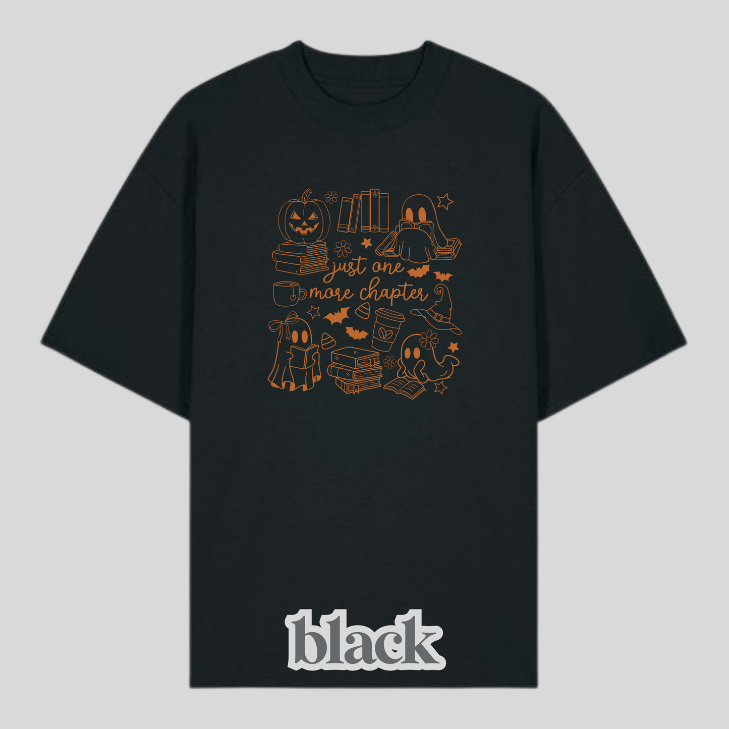 Just One More Chapter Orange Shirt