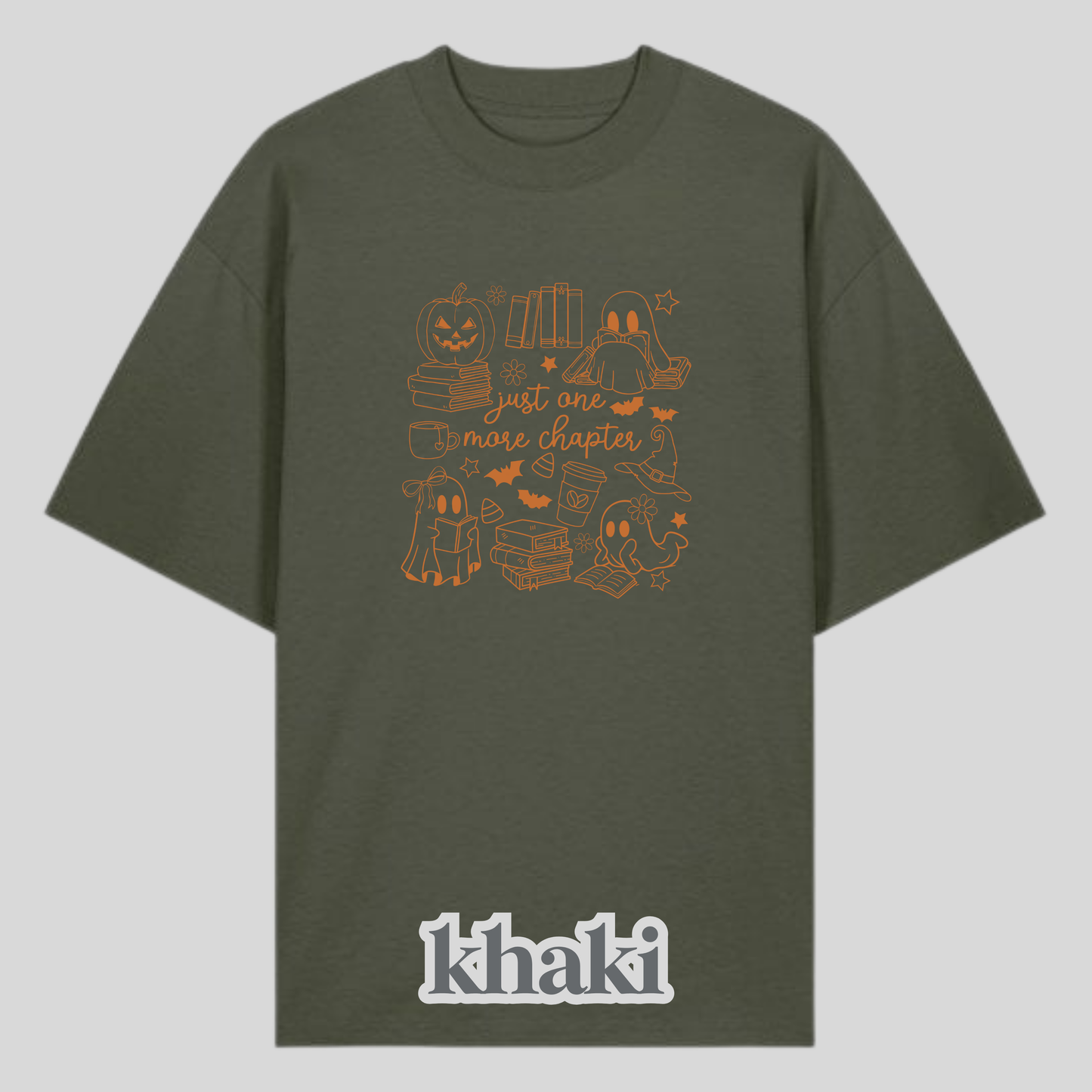 Just One More Chapter Orange Shirt