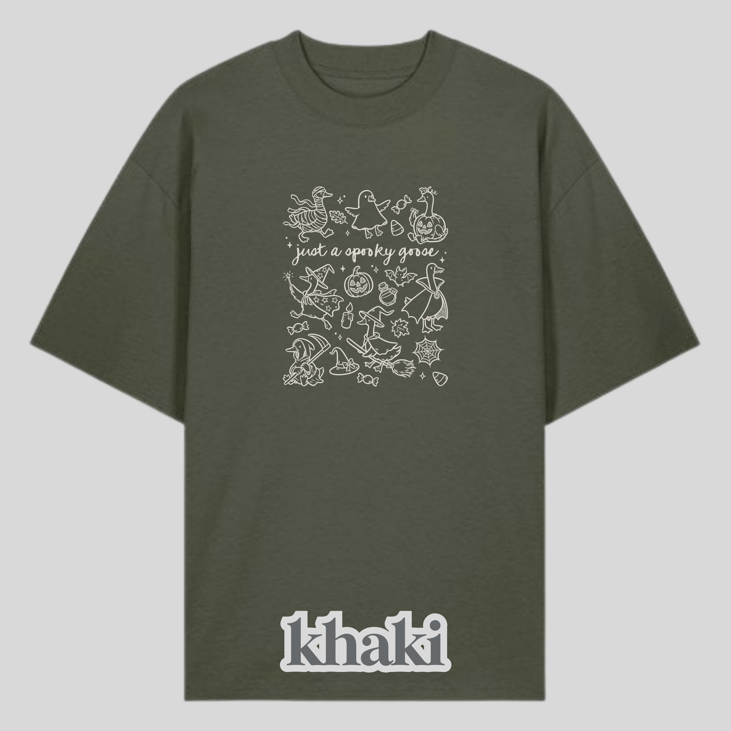 Spooky Goose White Shirt