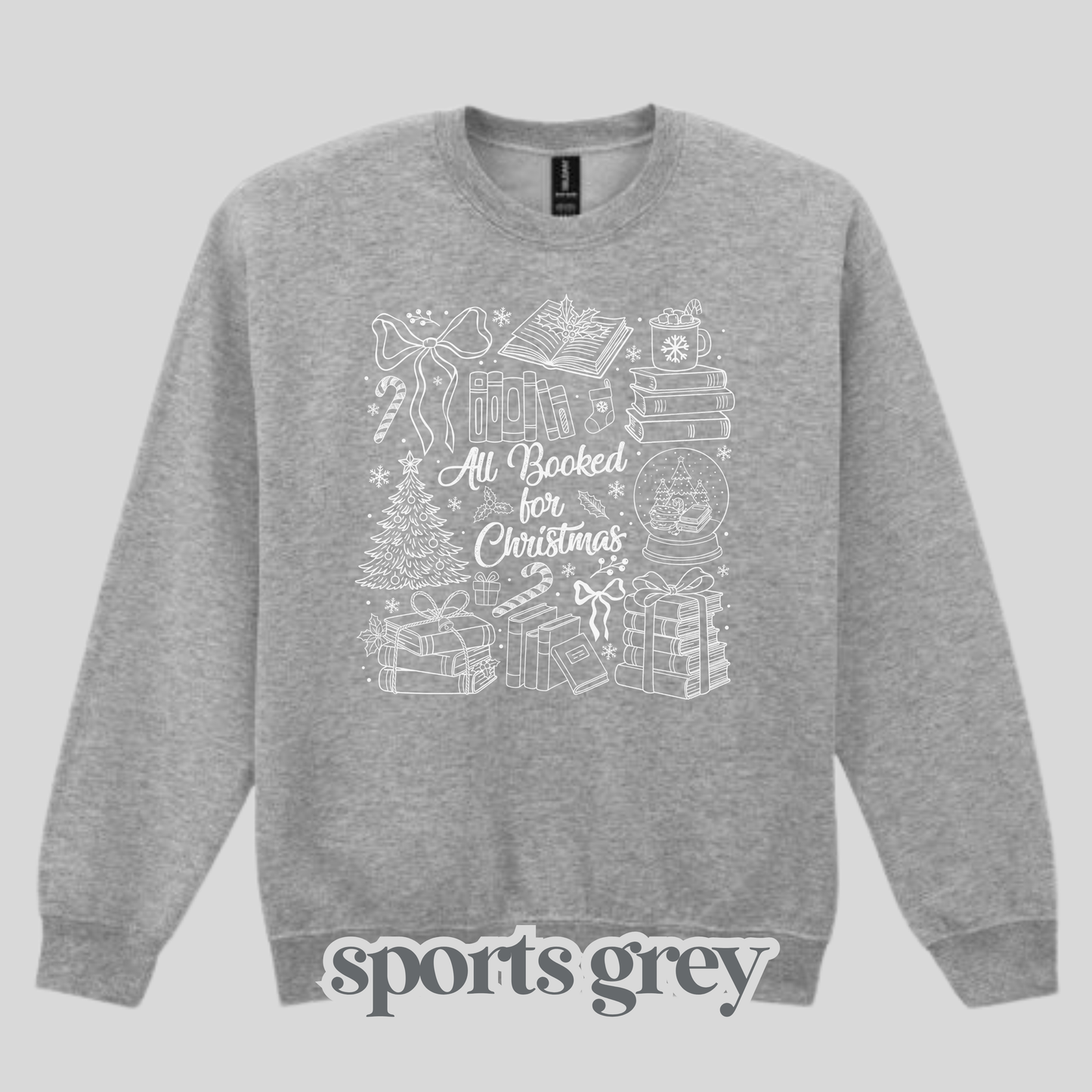 All Booked For Christmas White