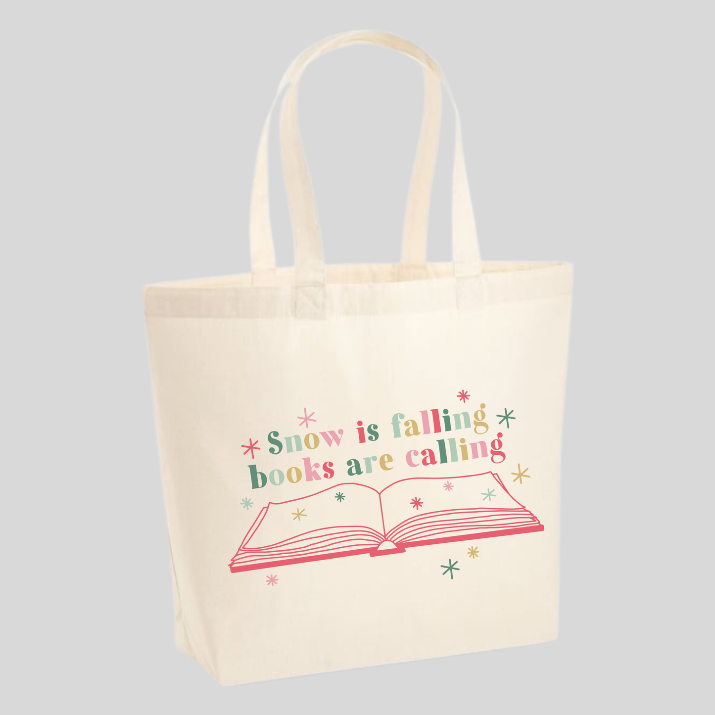 Snow Is Falling Tote