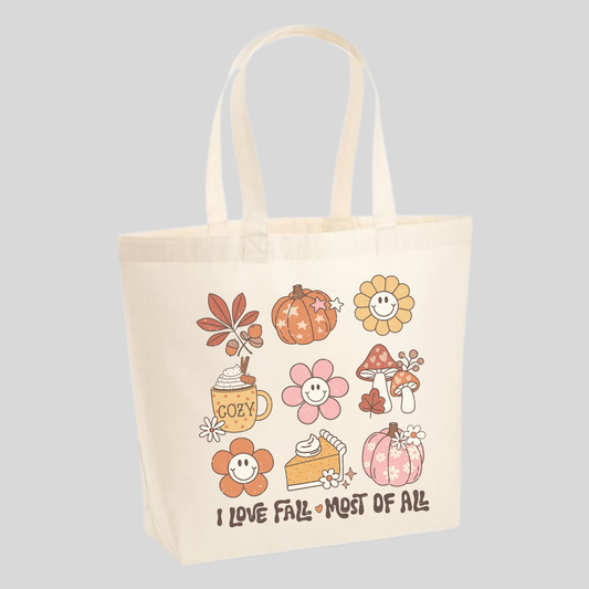 I Love Fall, Most Of All Tote