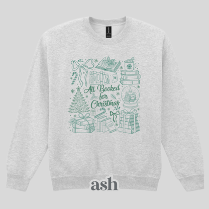 All Booked For Christmas Green