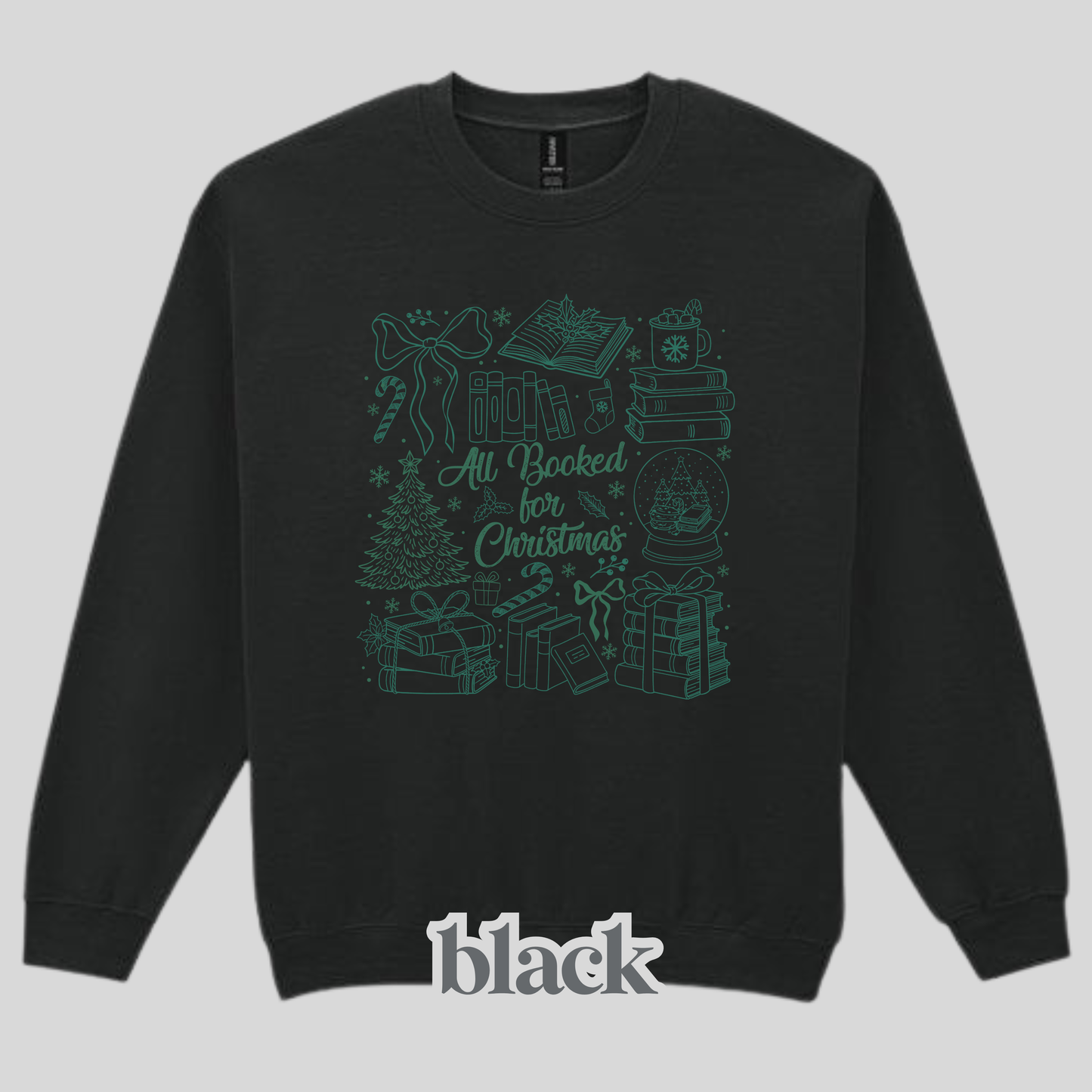 All Booked For Christmas Green