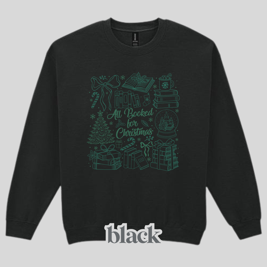 All Booked For Christmas Green