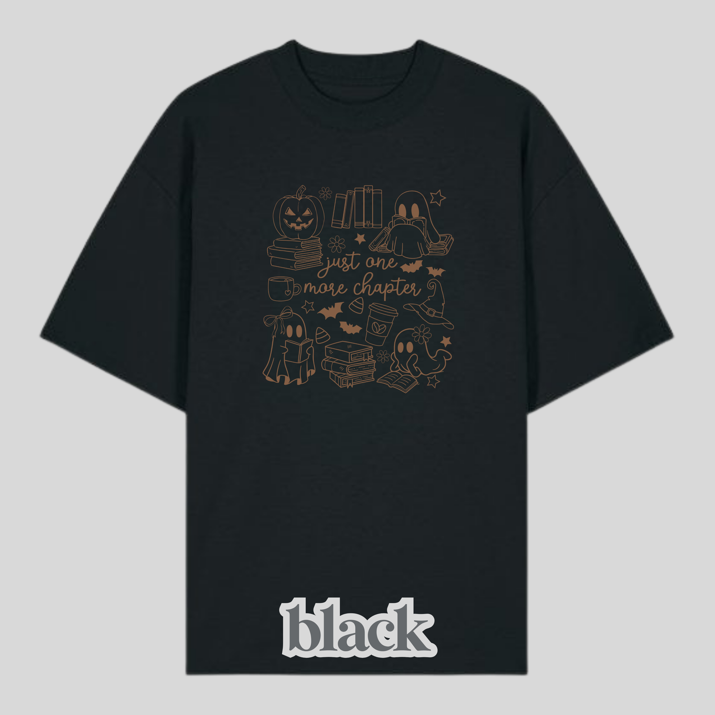 Just One More Chapter Brown Shirt