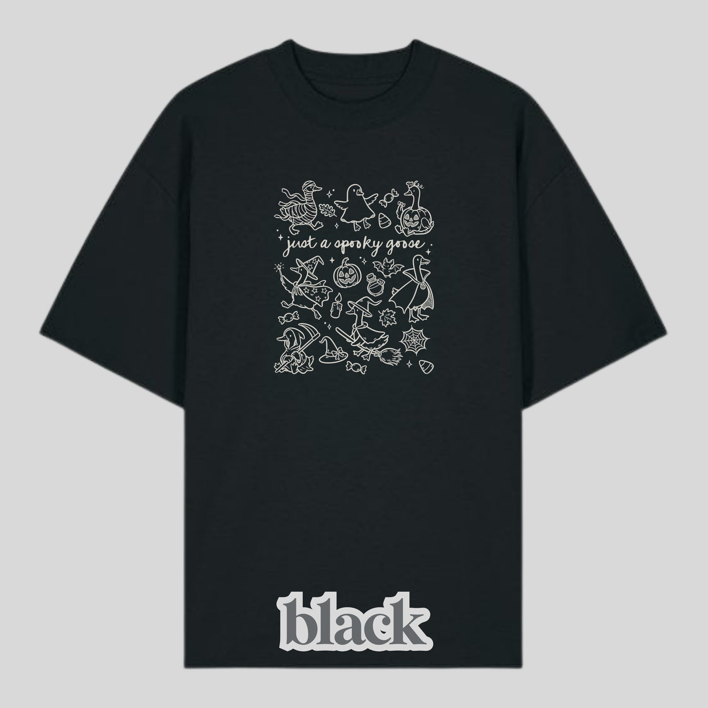 Spooky Goose White Shirt