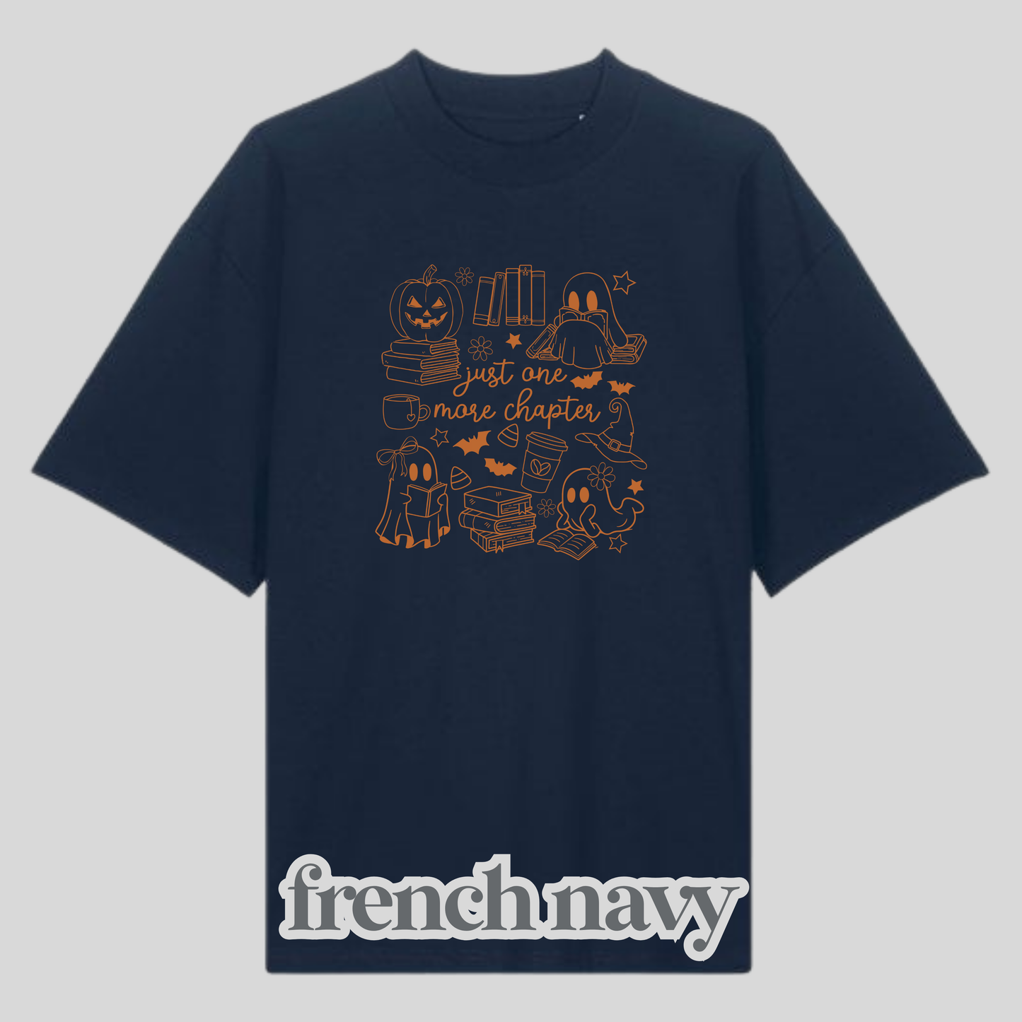 Just One More Chapter Orange Shirt