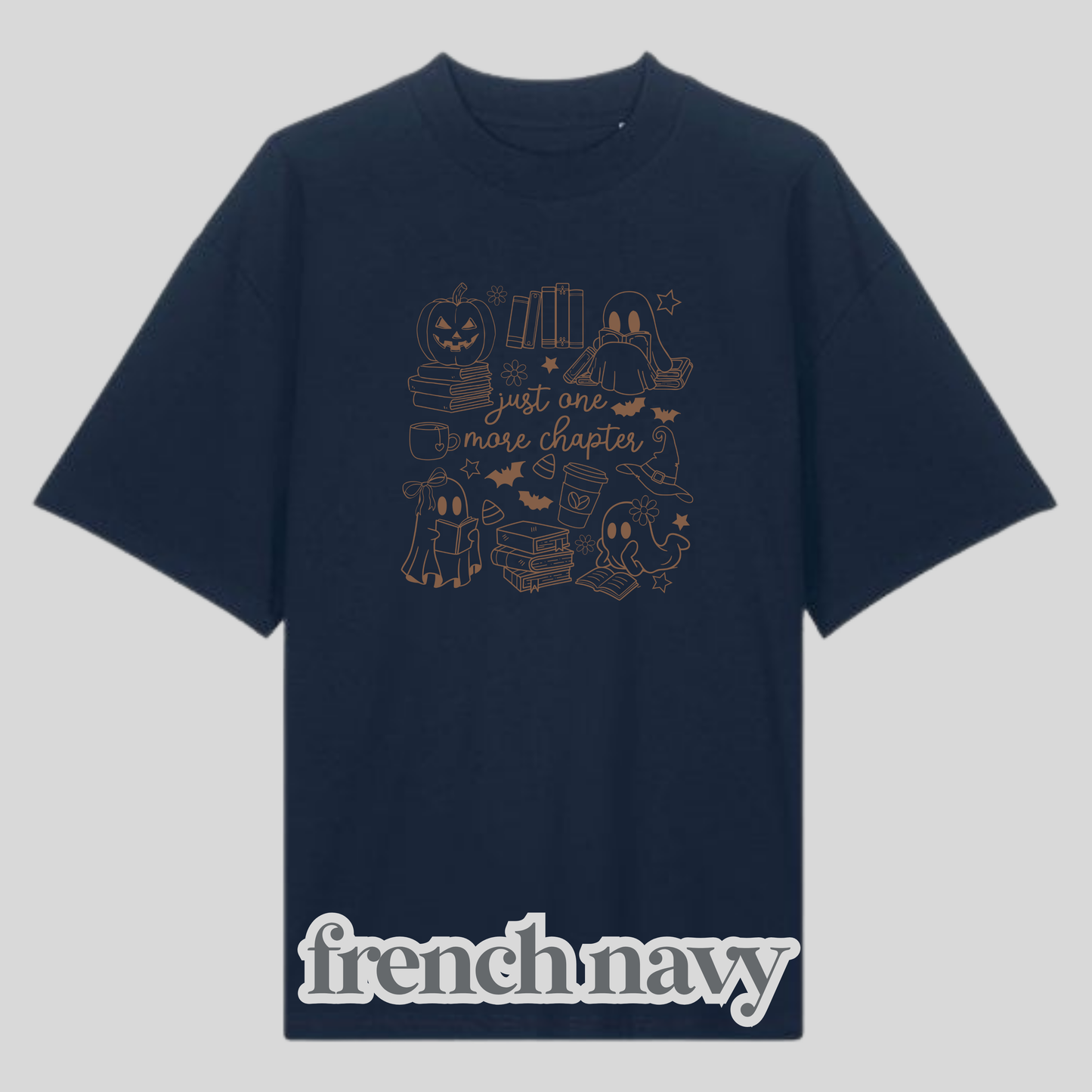 Just One More Chapter Brown Shirt