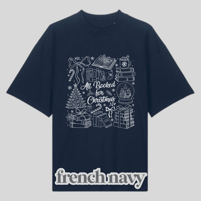 All Booked For Christmas White Shirt