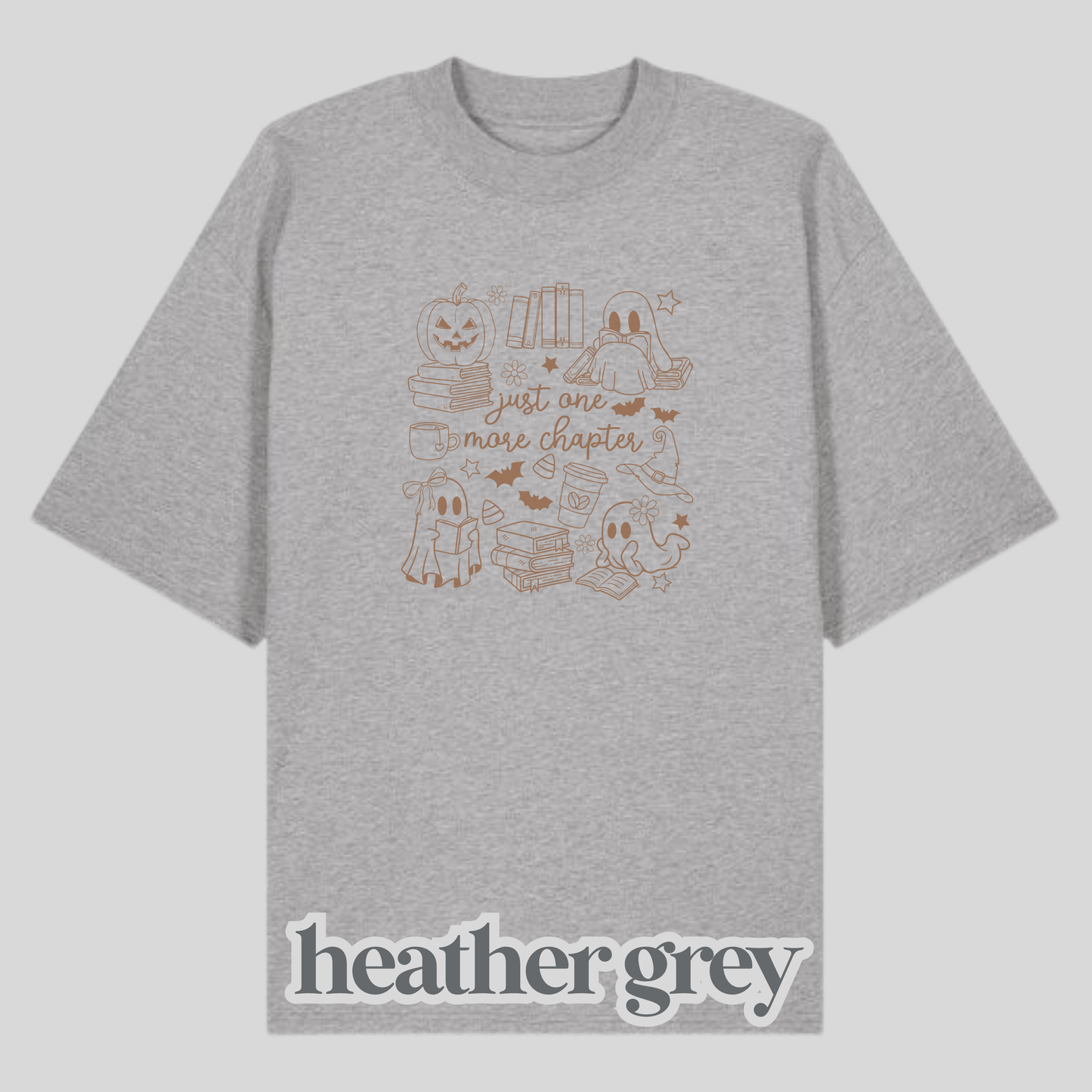 Just One More Chapter Brown Shirt