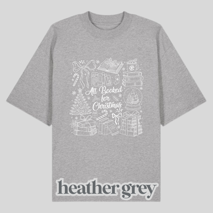 All Booked For Christmas White Shirt