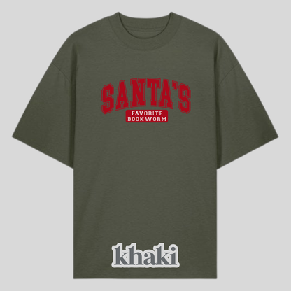 Santa's Favorite Bookworm Shirt