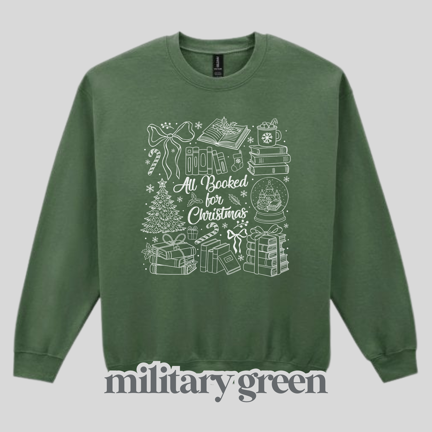 All Booked For Christmas White