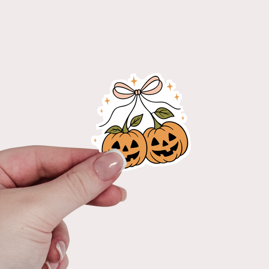 pumpkin cherry bows
