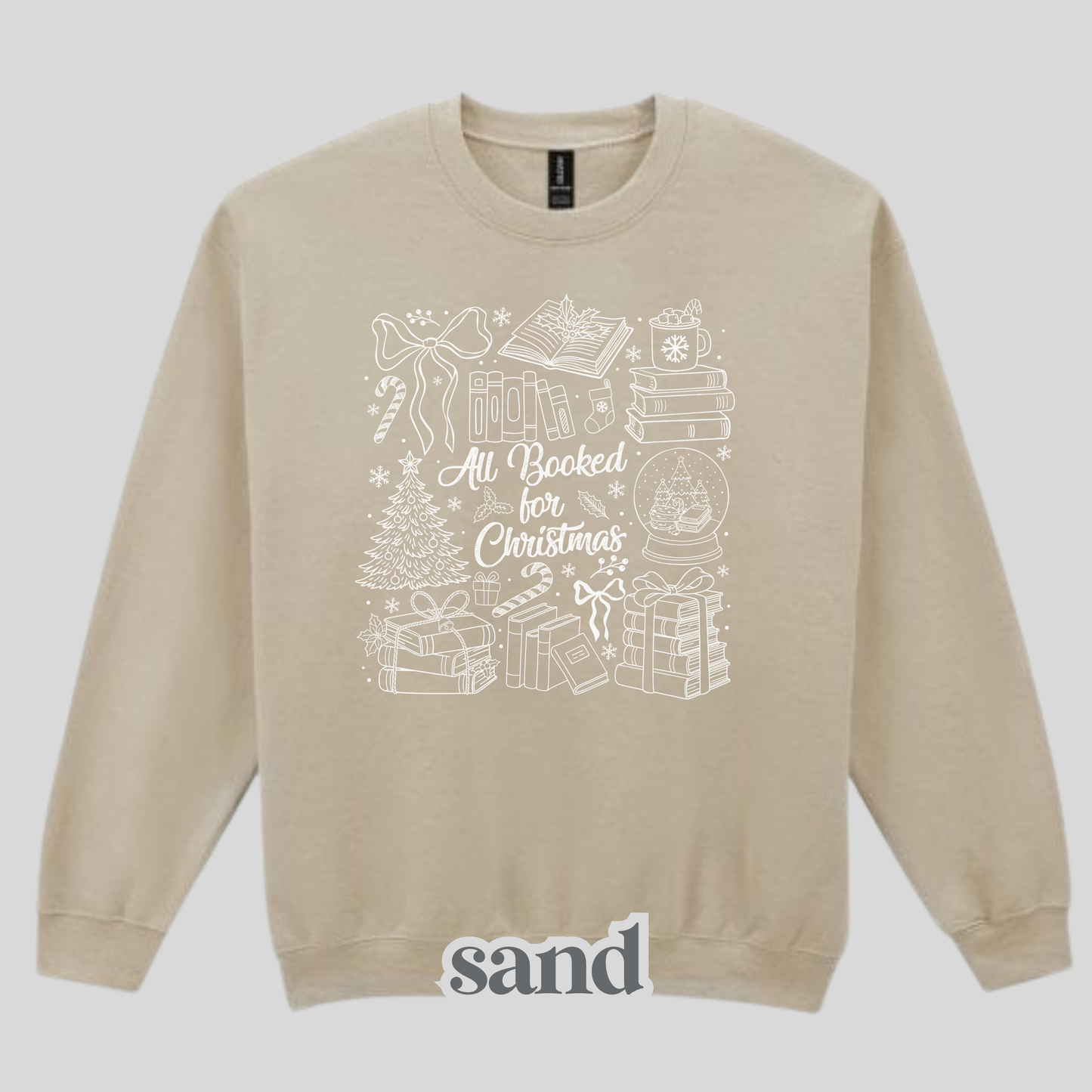 All Booked For Christmas White