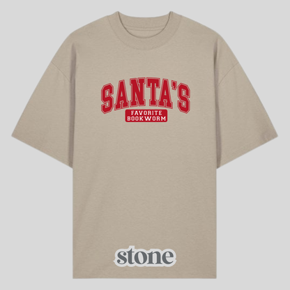 Santa's Favorite Bookworm Shirt