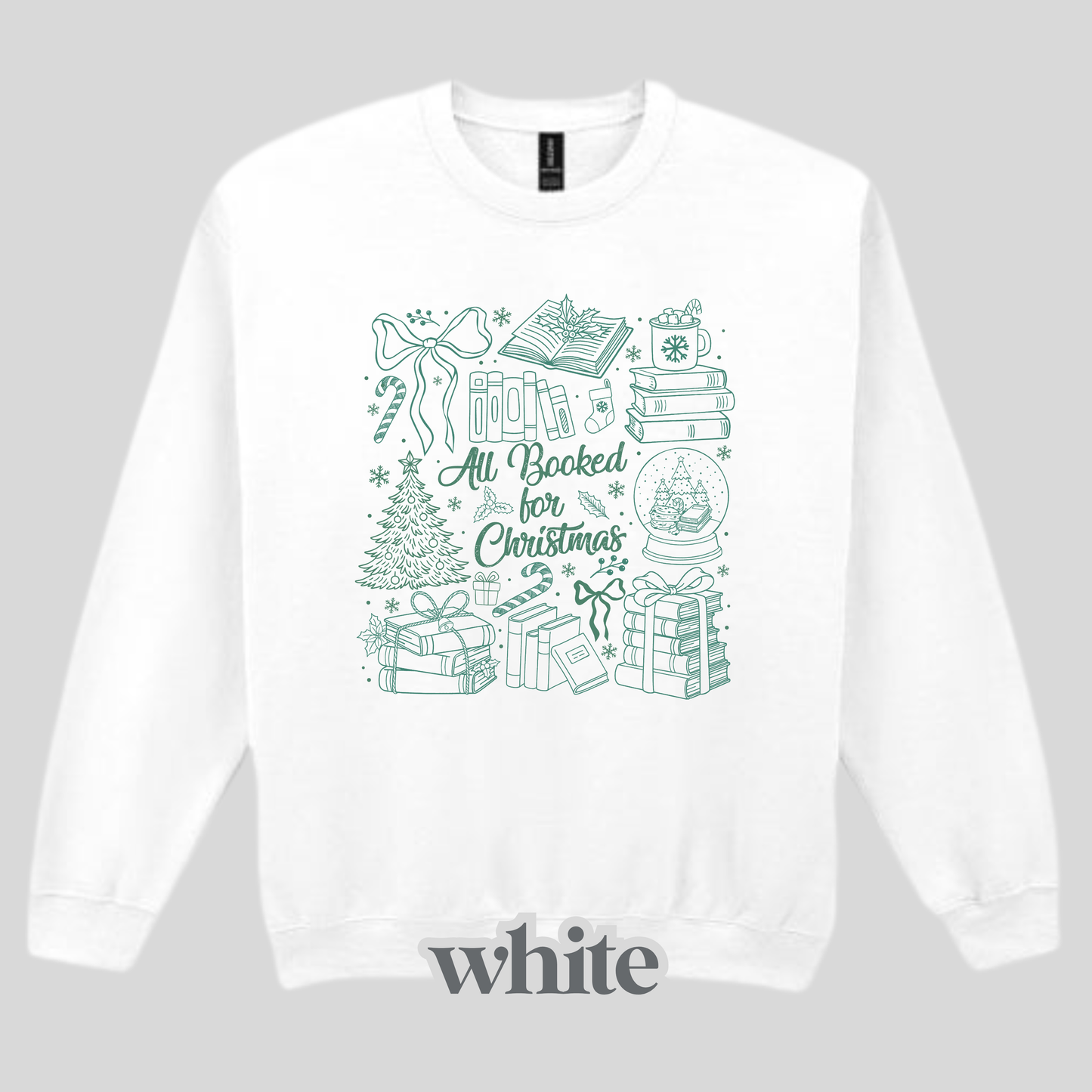 All Booked For Christmas Green