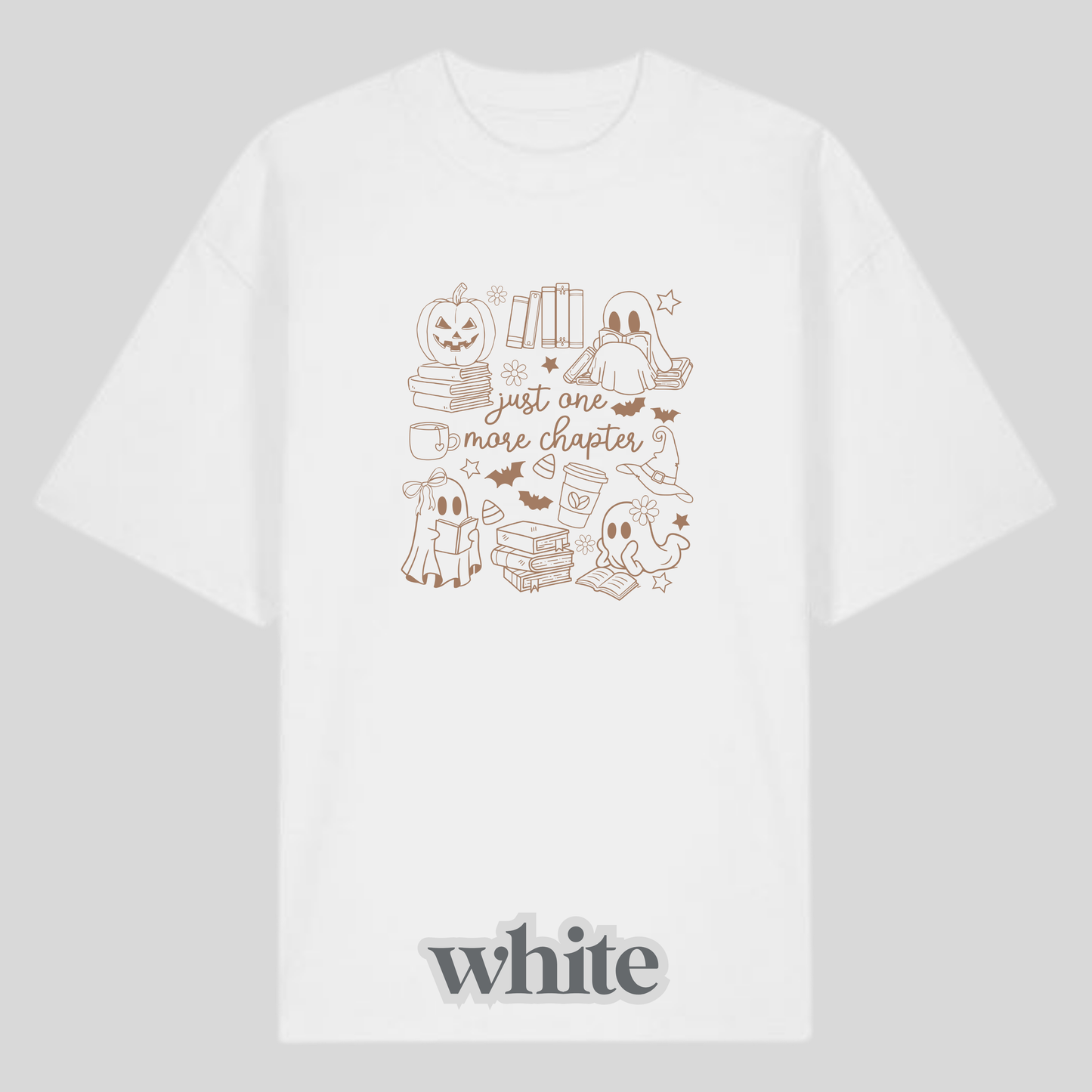 Just One More Chapter Brown Shirt